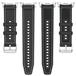 Bracelet de montre hybride en nylon tressé et silicone, pour Samsung Galaxy Watch8 / Watch8 Classic