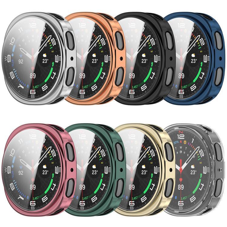 All Coverage Electroplated TPU Watch Protective Case, For Samsung Galaxy Watch 8 44mm, For Samsung Galaxy Watch 8 40mm
