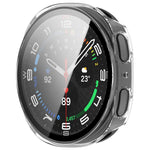 Housse de montre PC intégrée en verre trempé, pour Samsung Galaxy Watch8 Classic 46 mm, pour Samsung Galaxy Watch 8 44 mm, pour Samsung Galaxy Watch 8 40 mm