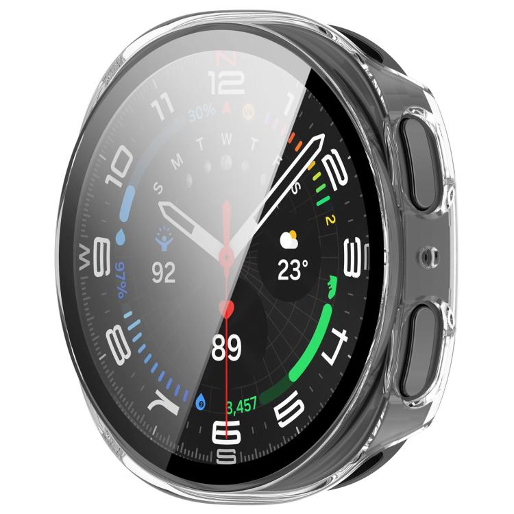 Housse de montre PC intégrée en verre trempé, pour Samsung Galaxy Watch8 Classic 46 mm, pour Samsung Galaxy Watch 8 44 mm, pour Samsung Galaxy Watch 8 40 mm