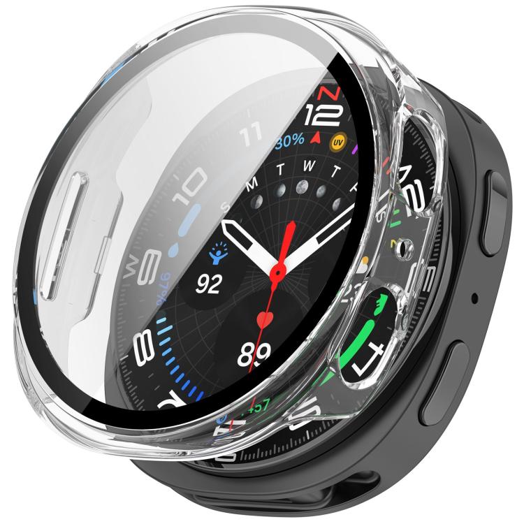Housse de montre PC intégrée en verre trempé, pour Samsung Galaxy Watch8 Classic 46 mm, pour Samsung Galaxy Watch 8 44 mm, pour Samsung Galaxy Watch 8 40 mm