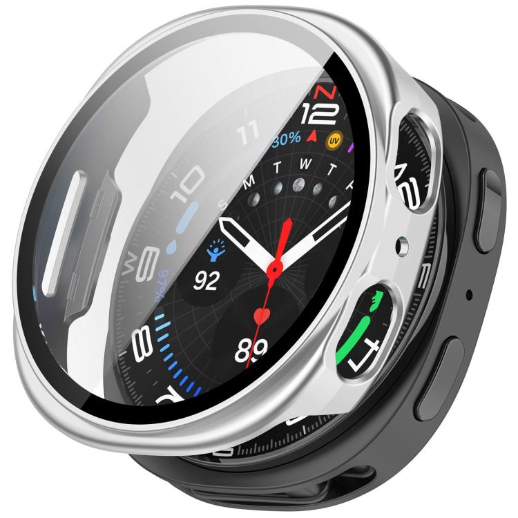 Housse de montre PC intégrée en verre trempé, pour Samsung Galaxy Watch8 Classic 46 mm, pour Samsung Galaxy Watch 8 44 mm, pour Samsung Galaxy Watch 8 40 mm