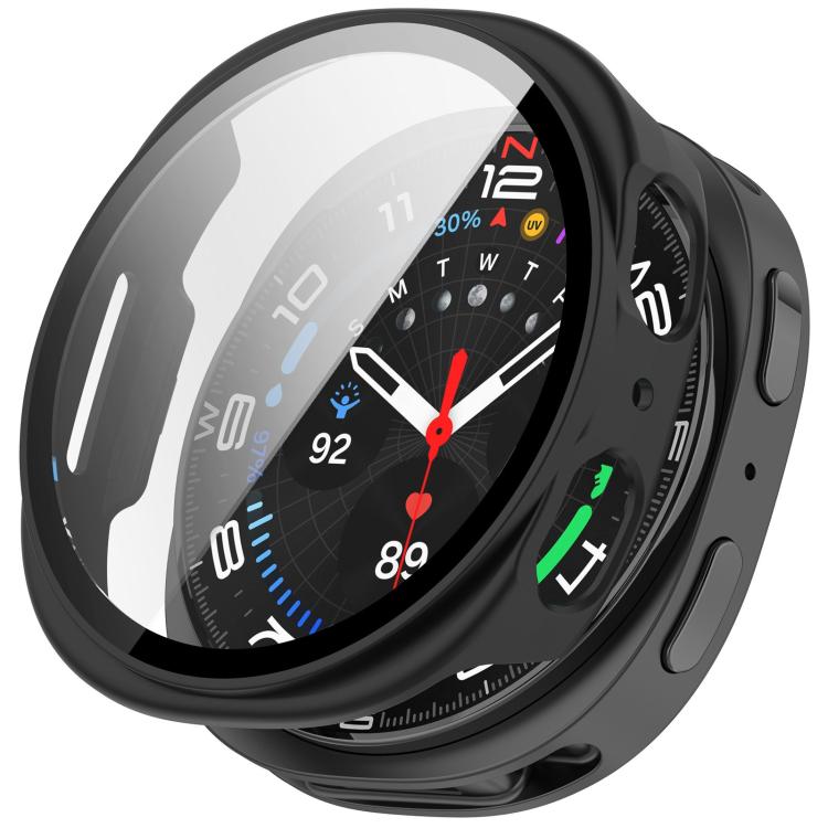 Housse de montre PC intégrée en verre trempé, pour Samsung Galaxy Watch8 Classic 46 mm, pour Samsung Galaxy Watch 8 44 mm, pour Samsung Galaxy Watch 8 40 mm