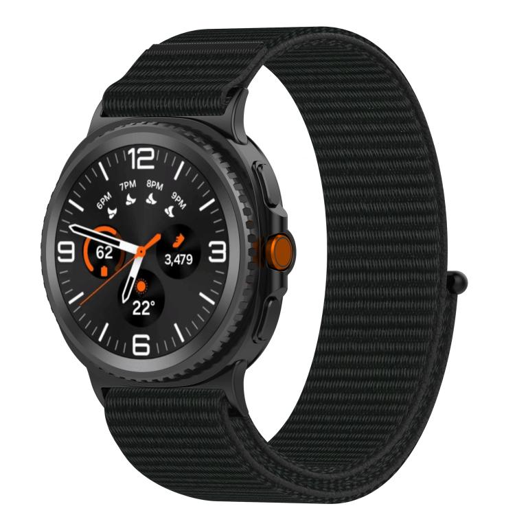 Nylon Hook and Loop Fastener Watch Band, For Samsung Galaxy Watch8 / Watch8 Classic