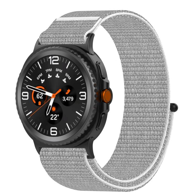 Nylon Hook and Loop Fastener Watch Band, For Samsung Galaxy Watch8 / Watch8 Classic