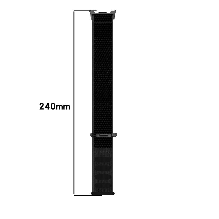 Nylon Hook and Loop Fastener Watch Band, For Samsung Galaxy Watch8 / Watch8 Classic