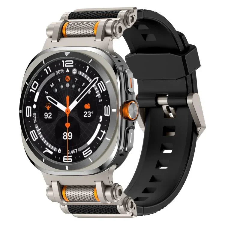 Connecteur de montre en métal pour bracelet de montre en silicone, pour Samsung Galaxy Watch Ultra 47mm / Ultra 2025