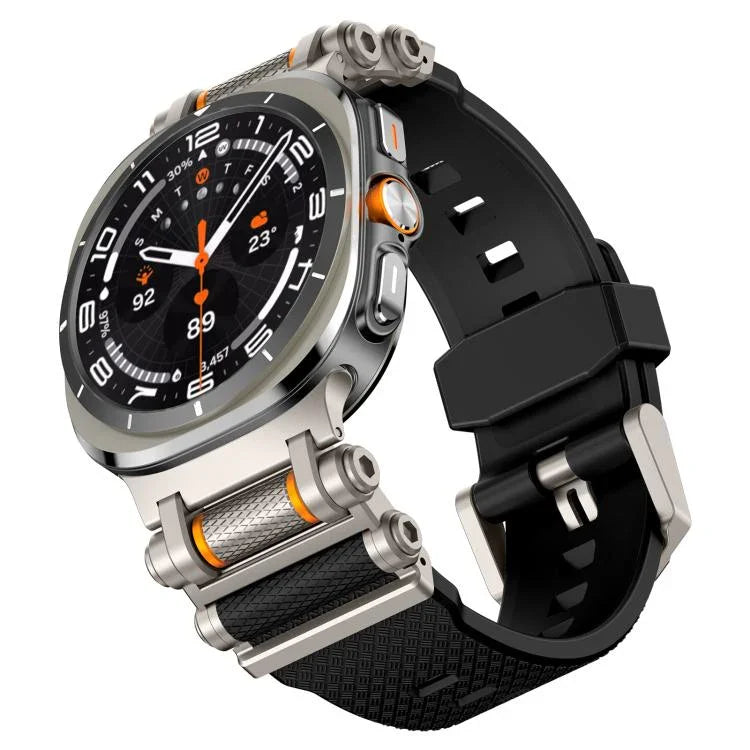 Connecteur de montre en métal pour bracelet de montre en silicone, pour Samsung Galaxy Watch Ultra 47mm / Ultra 2025