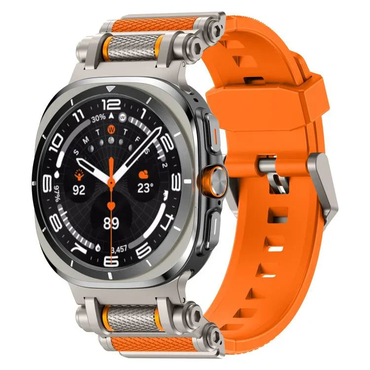 Connecteur de montre en métal pour bracelet de montre en silicone, pour Samsung Galaxy Watch Ultra 47mm / Ultra 2025