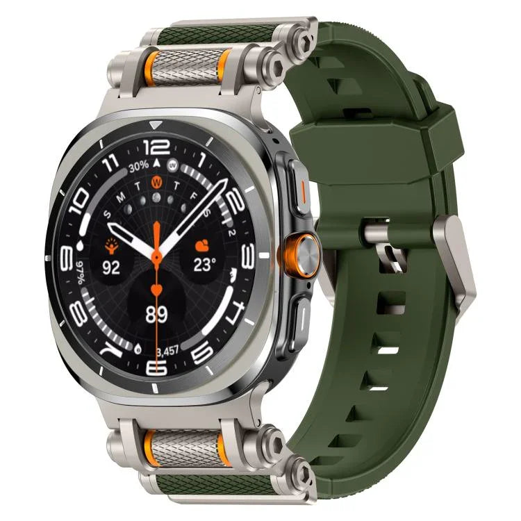 Connecteur de montre en métal pour bracelet de montre en silicone, pour Samsung Galaxy Watch Ultra 47mm / Ultra 2025