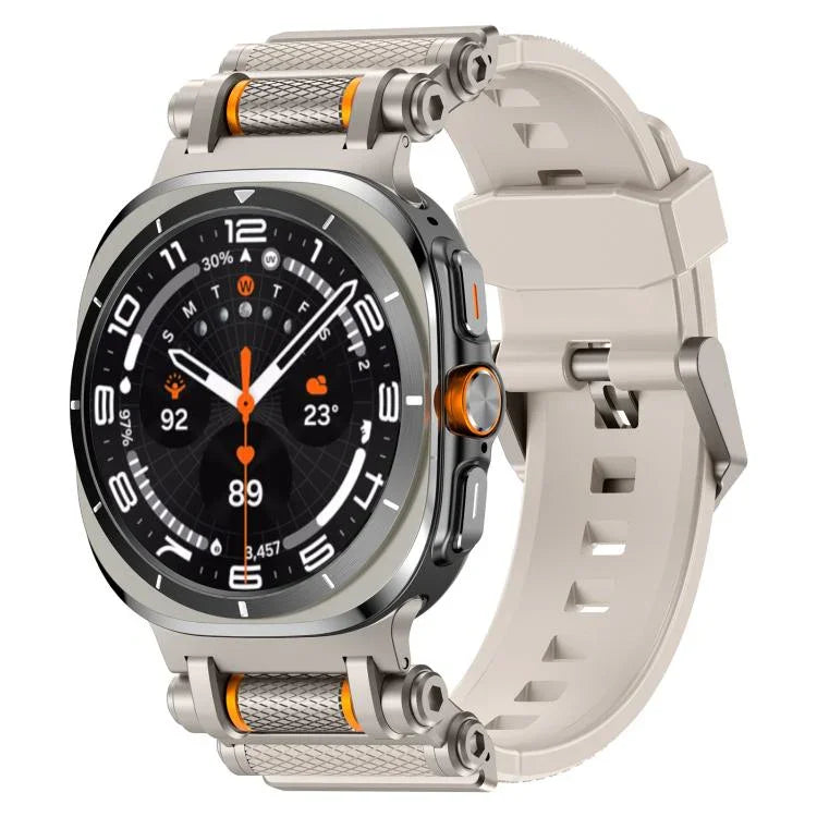 Connecteur de montre en métal pour bracelet de montre en silicone, pour Samsung Galaxy Watch Ultra 47mm / Ultra 2025