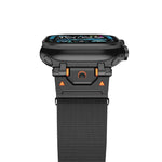Bracelet de montre magnétique en acier milanais, pour Apple Watch 46 mm / 49 mm / 45 mm / 44 mm