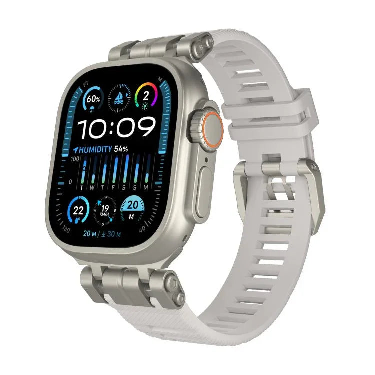 Bracelet de montre H016 Functional Series en TPU à texture sergée, pour Apple Watch 46 mm / 49 mm / 45 mm / 44 mm