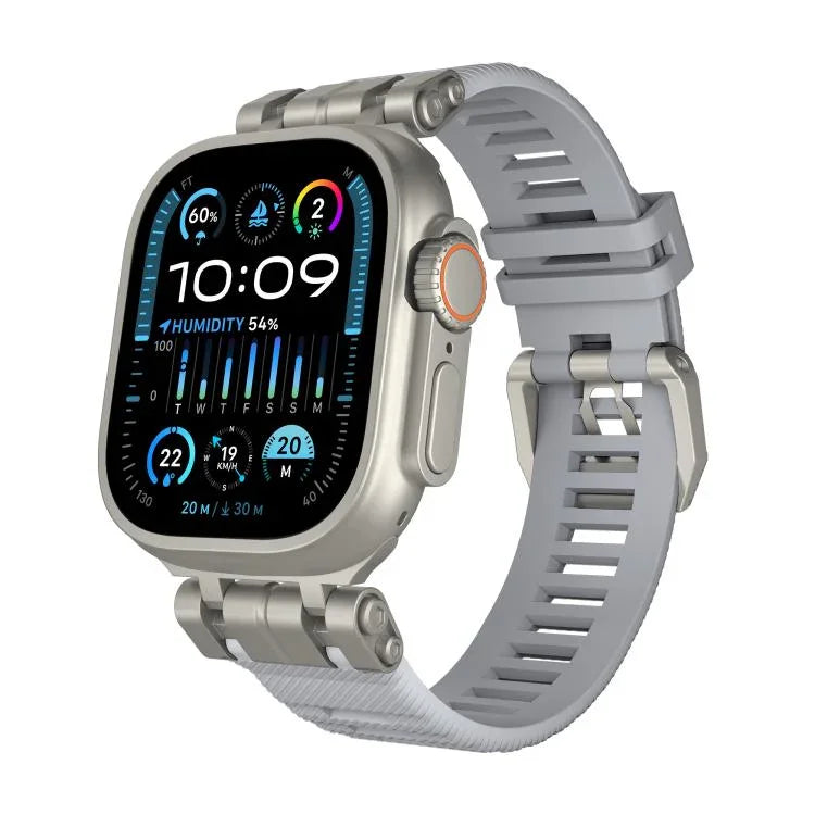 Bracelet de montre H016 Functional Series en TPU à texture sergée, pour Apple Watch 46 mm / 49 mm / 45 mm / 44 mm