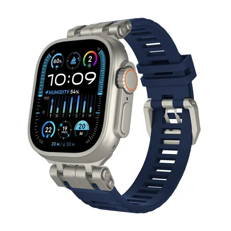 Bracelet de montre H016 Functional Series en TPU à texture sergée, pour Apple Watch 46 mm / 49 mm / 45 mm / 44 mm