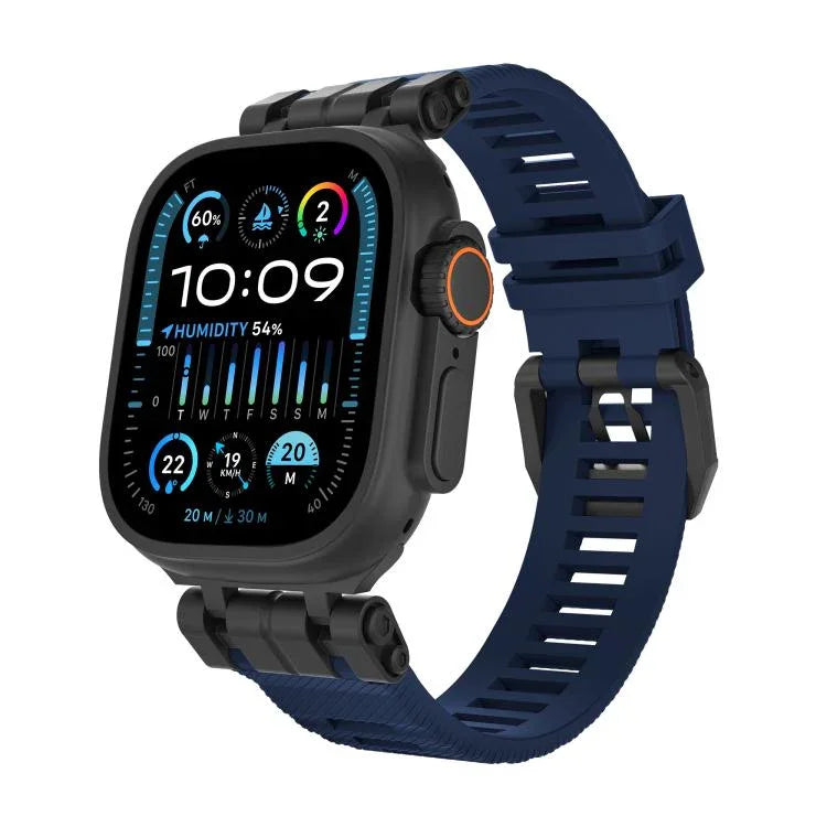 Bracelet de montre H016 Functional Series en TPU à texture sergée, pour Apple Watch 46 mm / 49 mm / 45 mm / 44 mm