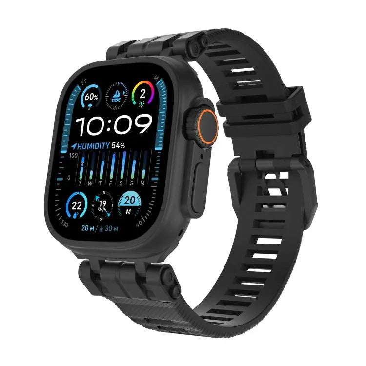 Bracelet de montre H016 Functional Series en TPU à texture sergée, pour Apple Watch 46 mm / 49 mm / 45 mm / 44 mm