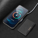 Étui de téléphone en cuir Kalebol Strong MagSafe Magnetic Two-Fold Card Bag, pour iPhone 17 Pro Max, pour iPhone 17 Pro, pour iPhone 17, pour iPhone Air