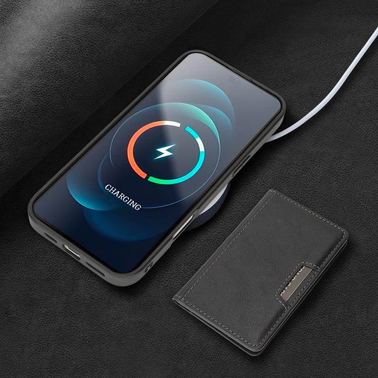 Étui de téléphone en cuir Kalebol Strong MagSafe Magnetic Two-Fold Card Bag, pour iPhone 17 Pro Max, pour iPhone 17 Pro, pour iPhone 17, pour iPhone Air