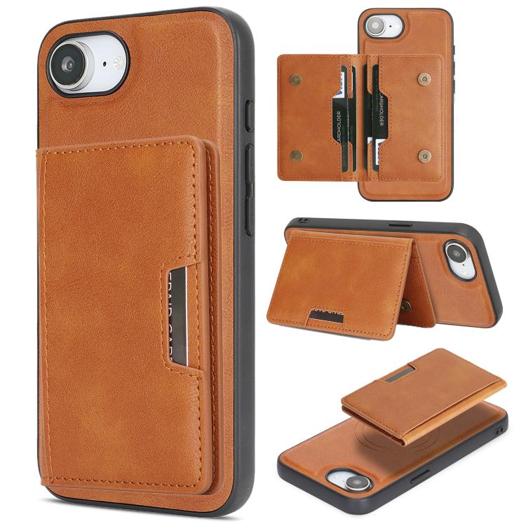 Étui de téléphone en cuir Kalebol Strong MagSafe Magnetic Two-Fold Card Bag, pour iPhone 17 Pro Max, pour iPhone 17 Pro, pour iPhone 17, pour iPhone Air