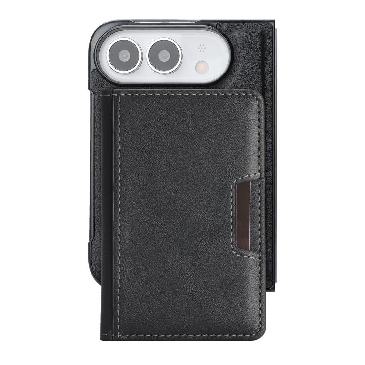 Étui de téléphone en cuir Kalebol Strong MagSafe Magnetic Two-Fold Card Bag, pour iPhone 17 Pro Max, pour iPhone 17 Pro, pour iPhone 17, pour iPhone Air