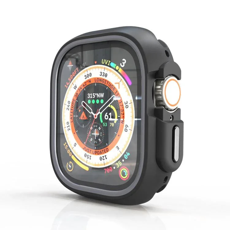Étui de protection bicolore demi-enveloppant en polycarbonate, pour Apple Watch 44 mm / 45 mm et Apple Watch Ultra 49 mm