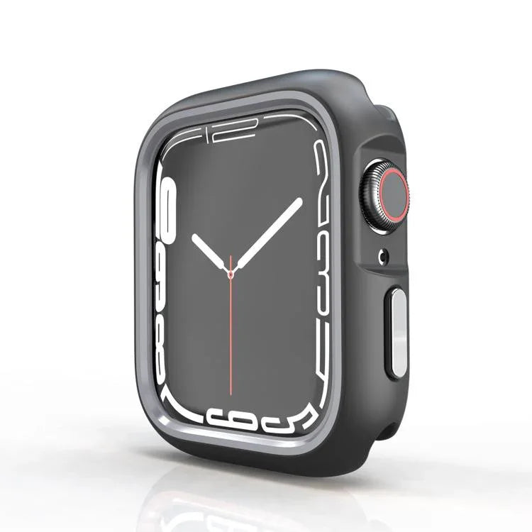 Étui de protection bicolore demi-enveloppant en polycarbonate, pour Apple Watch 44 mm / 45 mm et Apple Watch Ultra 49 mm