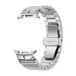 Bracelet de montre en acier inoxydable à maillons bambou, pour Samsung Galaxy Watch8 / Watch8 Classic