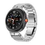 Bracelet de montre en acier inoxydable à maillons bambou, pour Samsung Galaxy Watch8 / Watch8 Classic