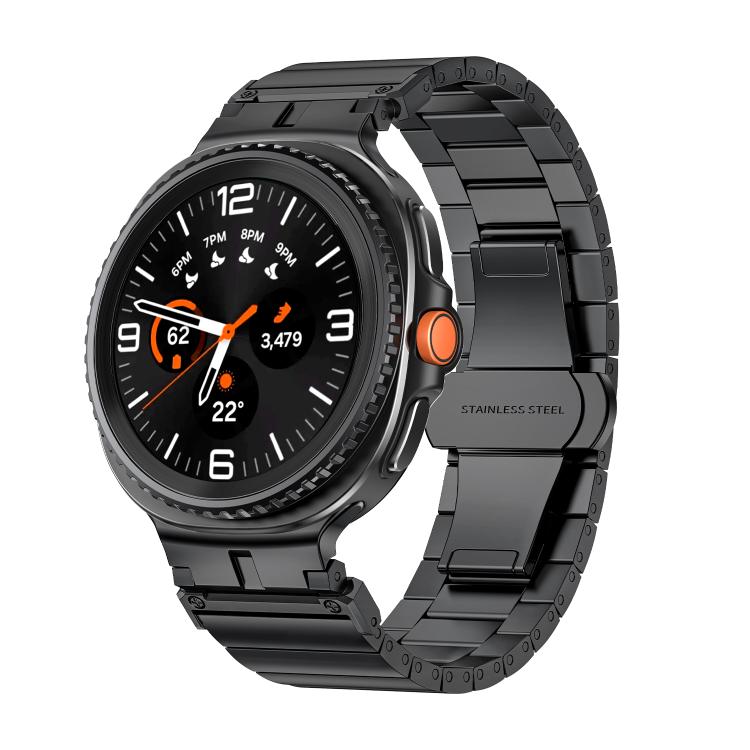 Bracelet de montre en acier inoxydable à maillons bambou, pour Samsung Galaxy Watch8 / Watch8 Classic