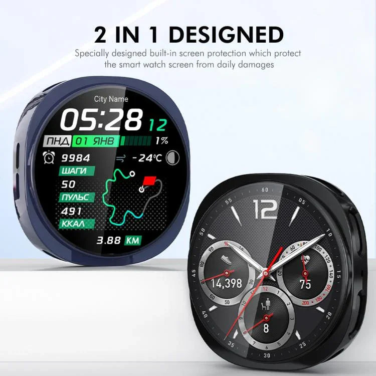 Coque souple en TPU plaqué ENKAY Hat-Prince à couverture complète avec protection d'écran, pour Samsung Galaxy Watch8 44 mm, pour Samsung Galaxy Watch8 40 mm