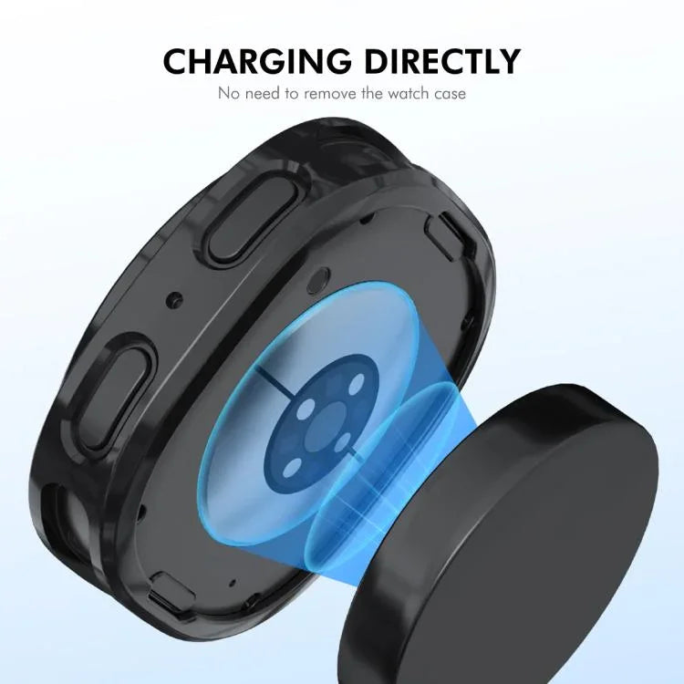 Coque souple en TPU plaqué ENKAY Hat-Prince à couverture complète avec protection d'écran, pour Samsung Galaxy Watch8 44 mm, pour Samsung Galaxy Watch8 40 mm