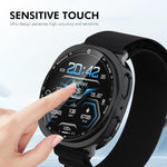 Coque souple en TPU plaqué ENKAY Hat-Prince à couverture complète avec protection d'écran, pour Samsung Galaxy Watch8 44 mm, pour Samsung Galaxy Watch8 40 mm