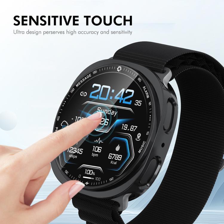 Coque souple en TPU plaqué ENKAY Hat-Prince à couverture complète avec protection d'écran, pour Samsung Galaxy Watch8 44 mm, pour Samsung Galaxy Watch8 40 mm