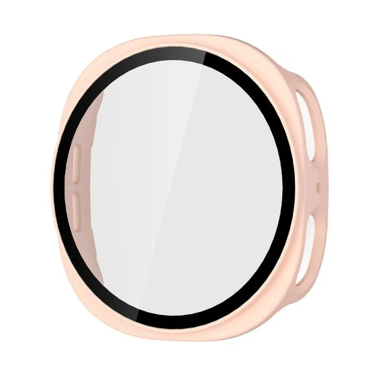 ENKAY Hat-Prince Film en Verre Trempé Couvrant Intégralement avec Boîtier de Montre PC Intégré, Pour Samsung Galaxy Watch8 44mm, Pour Samsung Galaxy Watch8 40mm