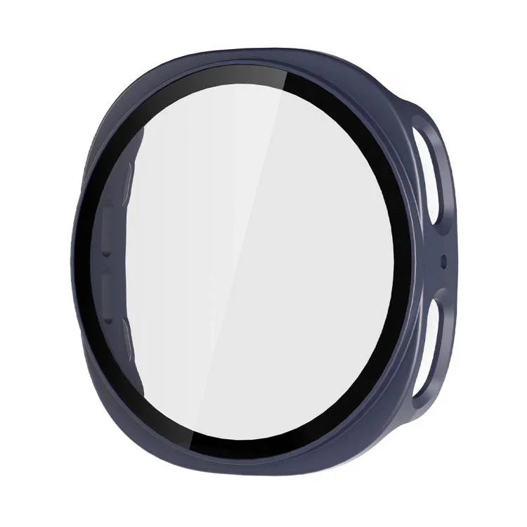 ENKAY Hat-Prince Film en Verre Trempé Couvrant Intégralement avec Boîtier de Montre PC Intégré, Pour Samsung Galaxy Watch8 44mm, Pour Samsung Galaxy Watch8 40mm