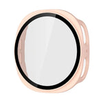 ENKAY Hat-Prince Film en Verre Trempé Couvrant Intégralement avec Boîtier de Montre PC Intégré, Pour Samsung Galaxy Watch8 44mm, Pour Samsung Galaxy Watch8 40mm