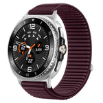 Bracelet de montre en nylon tissé à fermeture auto-agrippante avec interface métallique, pour Samsung Galaxy Watch8 / Watch8 Classic