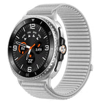 Bracelet de montre en nylon tissé à fermeture auto-agrippante avec interface métallique, pour Samsung Galaxy Watch8 / Watch8 Classic