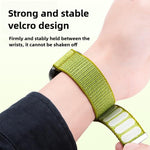 Bracelet de montre en nylon tissé à fermeture auto-agrippante avec interface métallique, pour Samsung Galaxy Watch8 / Watch8 Classic