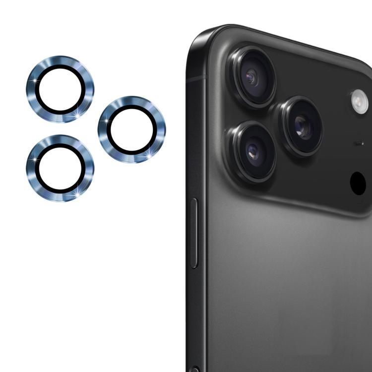 Film en verre trempé ENKAY 9H en alliage d'aluminium pour objectif arrière, pour iPhone 17 Pro / 17 Pro Max, pour iPhone 17, pour iPhone Air