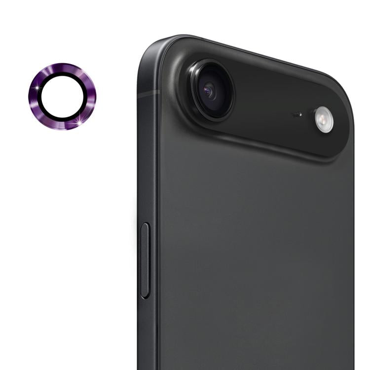 Film en verre trempé ENKAY 9H en alliage d'aluminium pour objectif arrière, pour iPhone 17 Pro / 17 Pro Max, pour iPhone 17, pour iPhone Air
