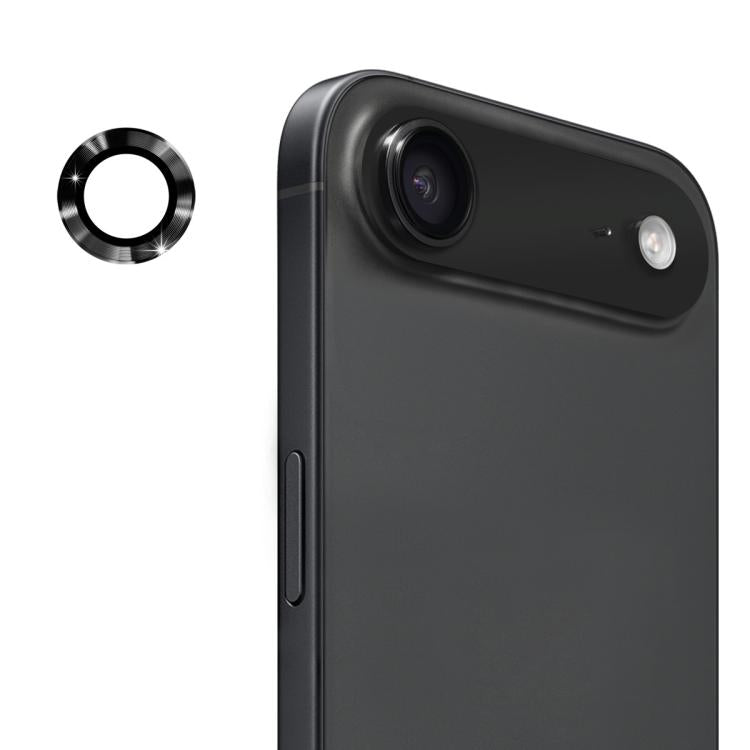 Film en verre trempé ENKAY 9H en alliage d'aluminium pour objectif arrière, pour iPhone 17 Pro / 17 Pro Max, pour iPhone 17, pour iPhone Air