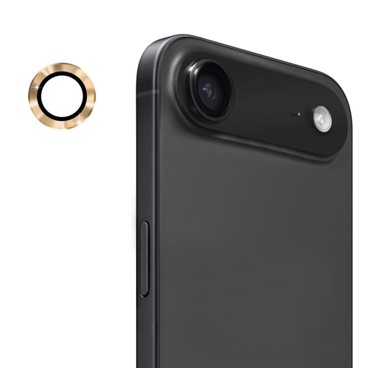 Film en verre trempé ENKAY 9H en alliage d'aluminium pour objectif arrière, pour iPhone 17 Pro / 17 Pro Max, pour iPhone 17, pour iPhone Air
