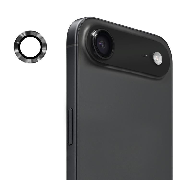Film en verre trempé ENKAY 9H en alliage d'aluminium pour objectif arrière, pour iPhone 17 Pro / 17 Pro Max, pour iPhone 17, pour iPhone Air