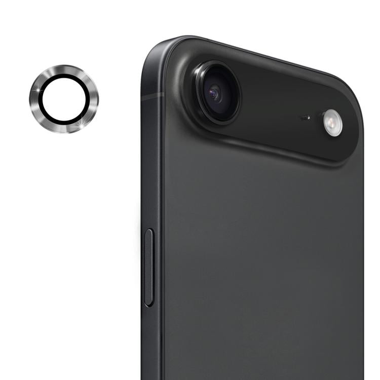 Film en verre trempé ENKAY 9H en alliage d'aluminium pour objectif arrière, pour iPhone 17 Pro / 17 Pro Max, pour iPhone 17, pour iPhone Air