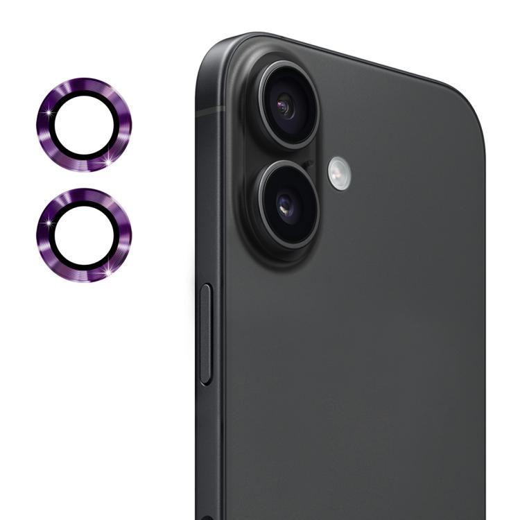 Film en verre trempé ENKAY 9H en alliage d'aluminium pour objectif arrière, pour iPhone 17 Pro / 17 Pro Max, pour iPhone 17, pour iPhone Air