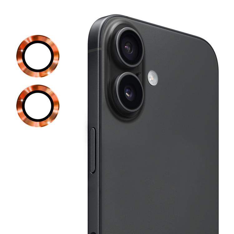 Film en verre trempé ENKAY 9H en alliage d'aluminium pour objectif arrière, pour iPhone 17 Pro / 17 Pro Max, pour iPhone 17, pour iPhone Air