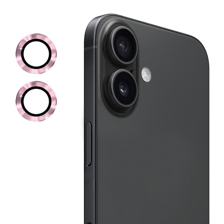 Film en verre trempé ENKAY 9H en alliage d'aluminium pour objectif arrière, pour iPhone 17 Pro / 17 Pro Max, pour iPhone 17, pour iPhone Air