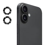 Film en verre trempé ENKAY 9H en alliage d'aluminium pour objectif arrière, pour iPhone 17 Pro / 17 Pro Max, pour iPhone 17, pour iPhone Air